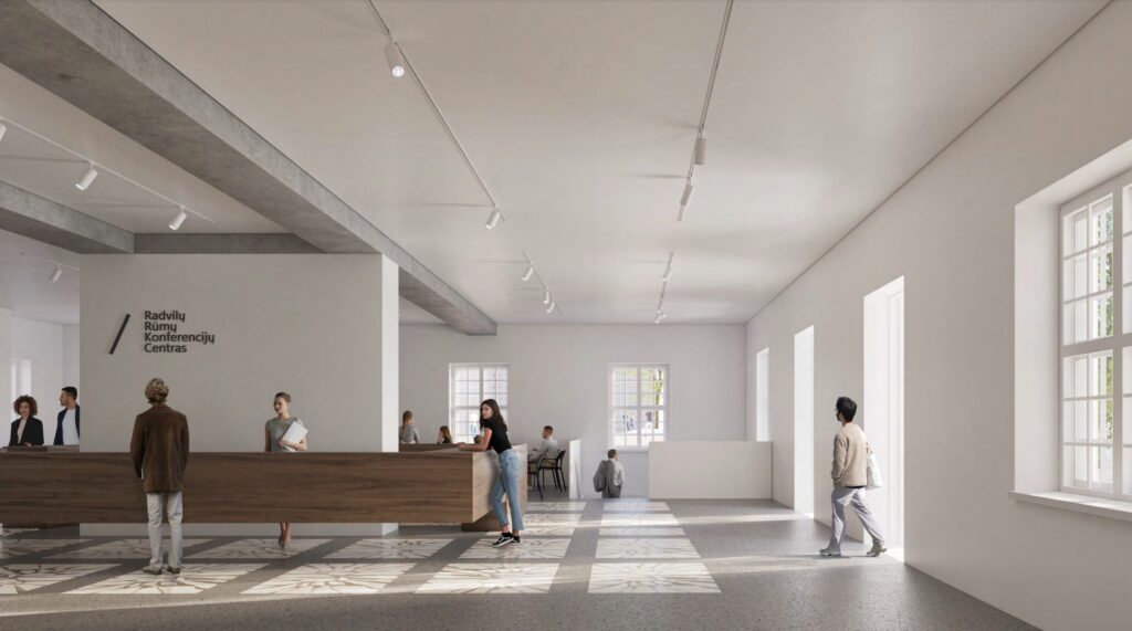 Radvilų rūmų rekonstrukcija (Vilniaus g. 24) - Museum - visualization