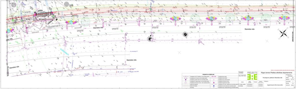 Krustojumu pārbūve Skanstes ielā - 1. kārtā - Skanstes un Zirņu ielas krustojuma pārbūve (Skanstes iela) - Road - visualization