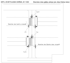 Krustojumu pārbūve Skanstes ielā – 2. kārtā – Jāņa Daliņa ielas un Skanstes ielas krustojuma pārbūve vizualizacija