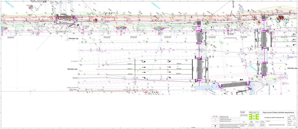 Krustojumu pārbūve Skanstes ielā - 1. kārtā - Skanstes un Zirņu ielas krustojuma pārbūve (Skanstes iela) - Road - visualization