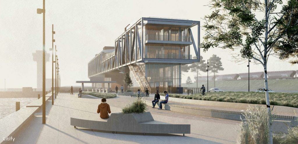 Smiltynės perkėlos terminalas ir pirsas (Nemuno g. 8) - Port / Harbour - visualization