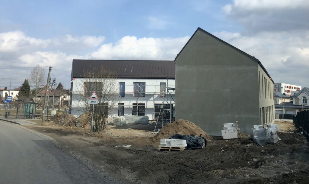 Prie skvero (Ašmenėlės g. 40) - Row housing - construction photos