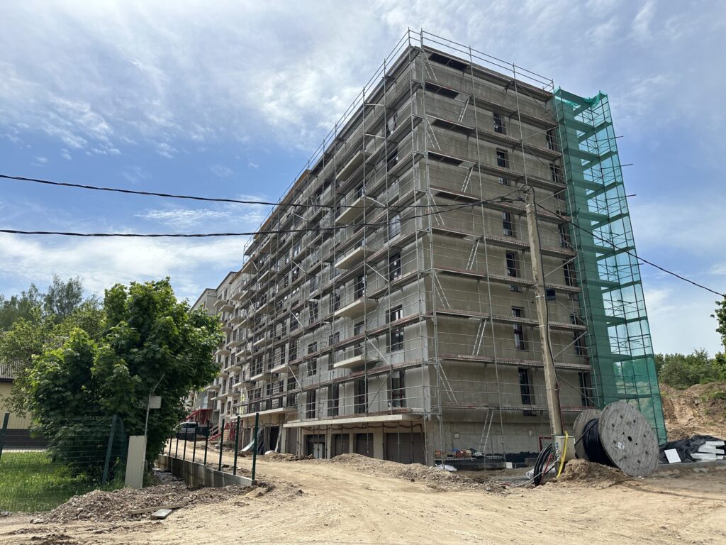 Monopolio namai (Kaminkelio g. 29) - Multi apartment - construction photos