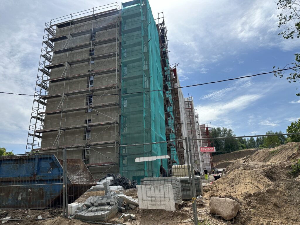 Monopolio namai (Kaminkelio g. 29) - Multi apartment - construction photos
