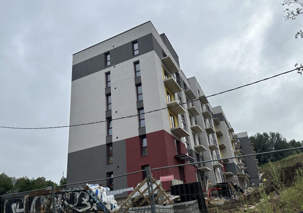 Monopolio namai (Kaminkelio g. 29) - Multi apartment - construction photos