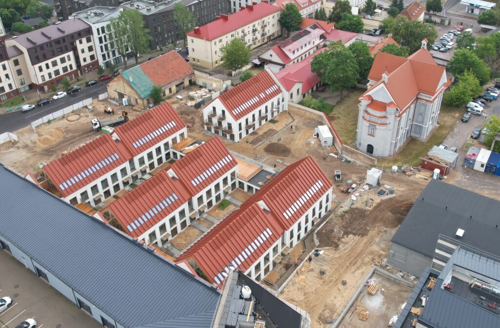 Stepono sodas (A, B, C, D) 1 etapas (Panerių g. 12) - Multi apartment - construction photos