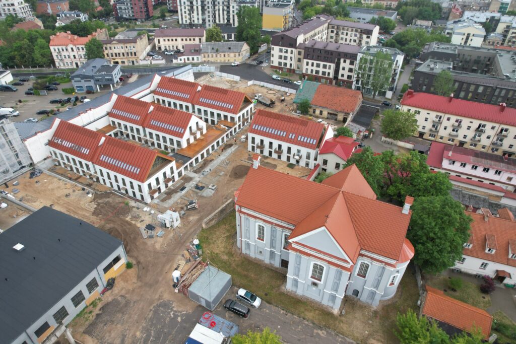 Stepono sodas (A, B, C, D) 1 etapas (Panerių g. 12) - Multi apartment - construction photos