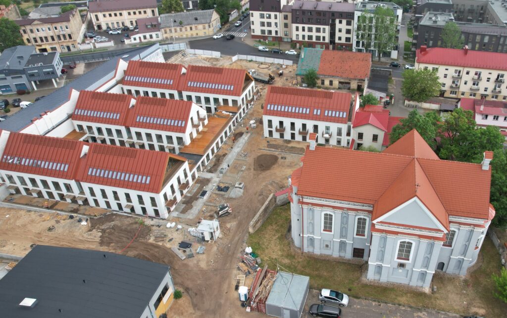 Stepono sodas (A, B, C, D) 1 etapas (Panerių g. 12) - Multi apartment - construction photos