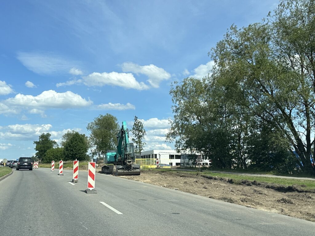 Liepų parkas 1 pastatas (Liepų g. 80) - Shopping center - construction photos