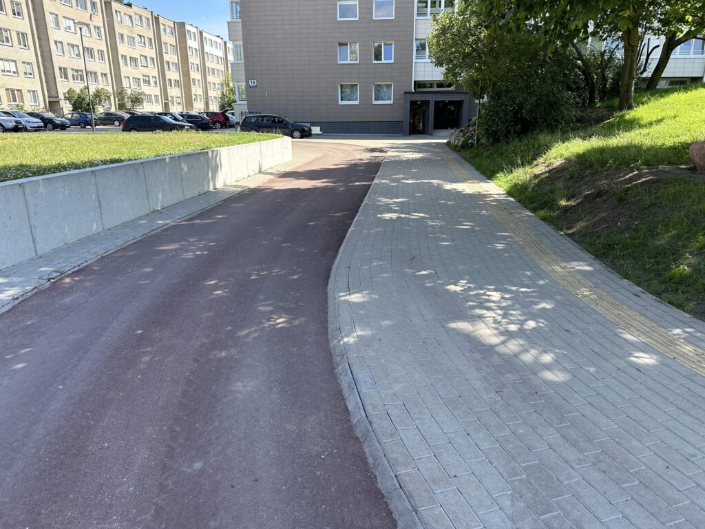 Neringos skveras (Šilutės pl.) - Square - construction photos