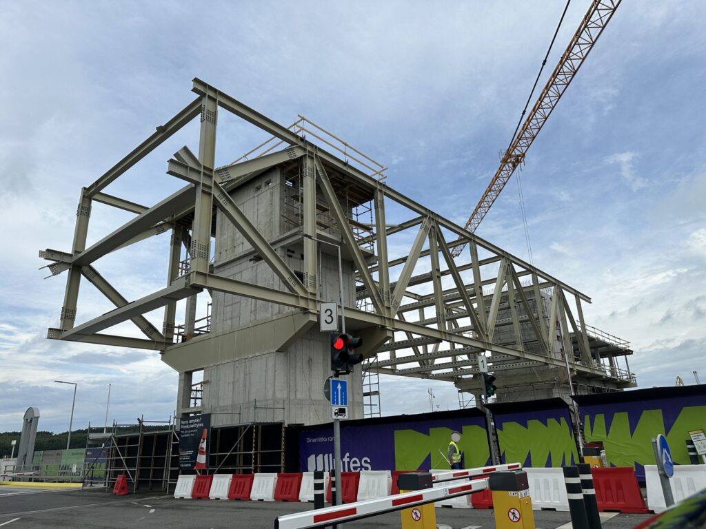 Smiltynės perkėlos terminalas ir pirsas (Nemuno g. 8) - Port / Harbour - construction photos