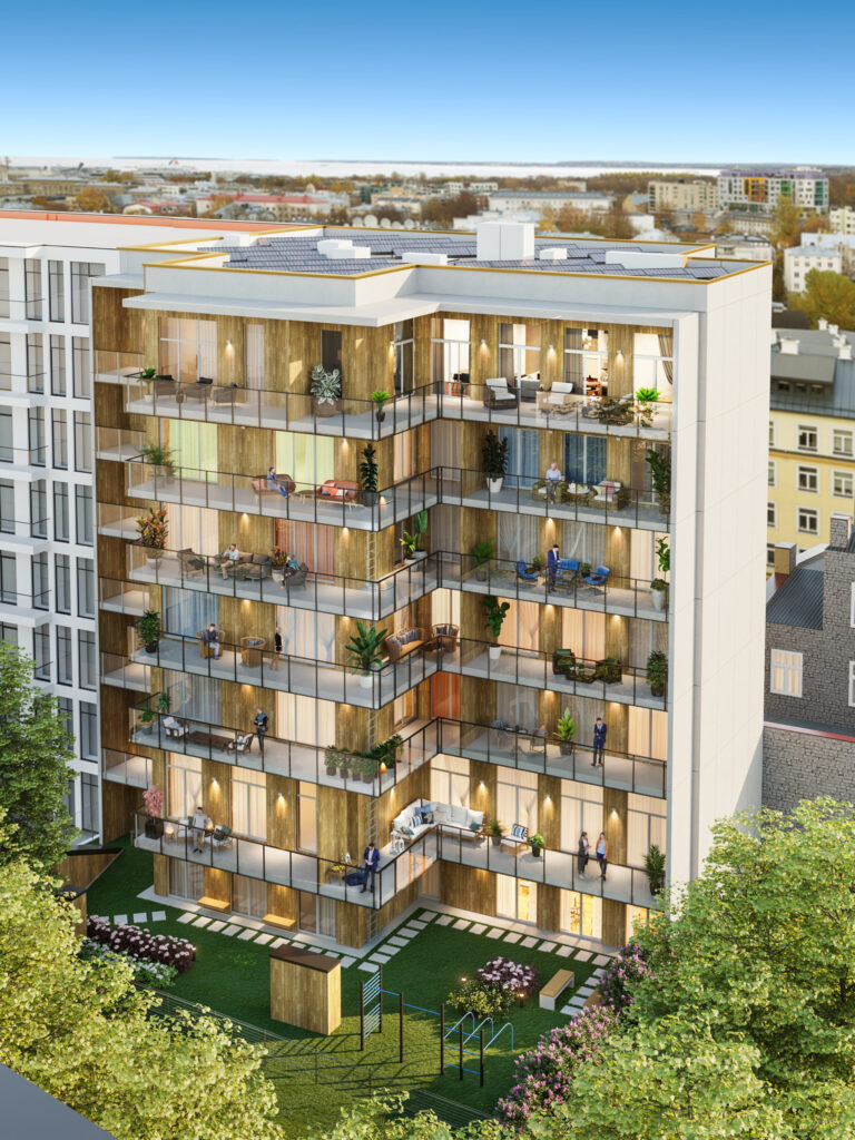 T60a (Tartu mnt 60a) - Multi apartment - visualization