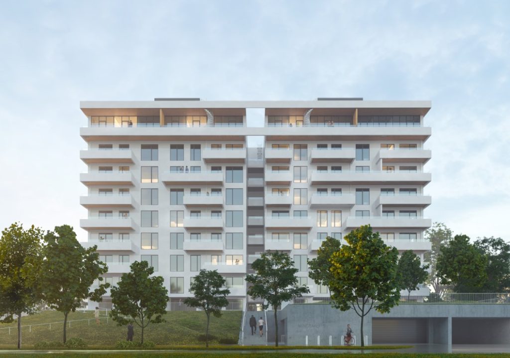 Wittenhof (Endla 73 / Metalli 2, 4 / Mineraali 3, 5 ) - Food services, Food store, Multi apartment, Non-food store, Office center, Parking facility - visualization