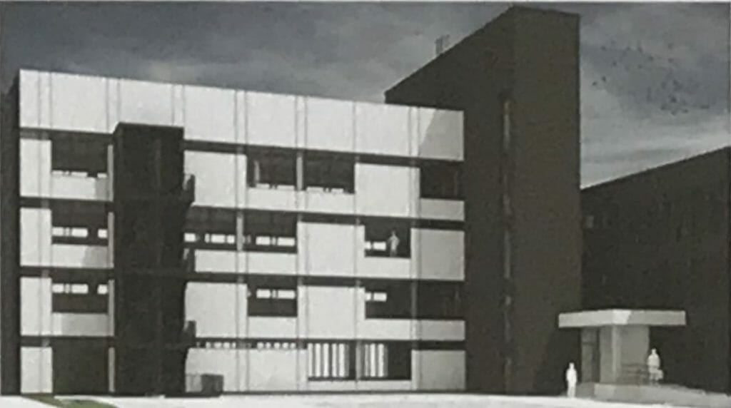 E.Gulbja laboratorijas ēkas pārbūve (Brīvības gatve 366) - Ligoninė - vizualizacija