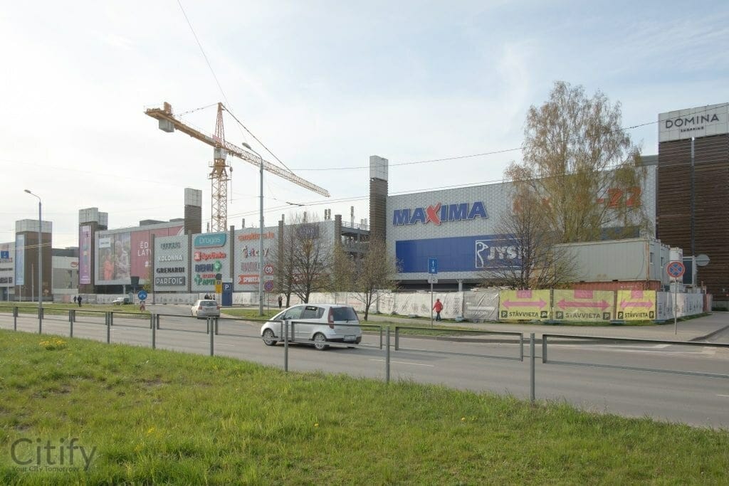 Domina Shopping izklaides zona (Ieriķu iela 3) - Kaubanduskeskus - ehituse fotod