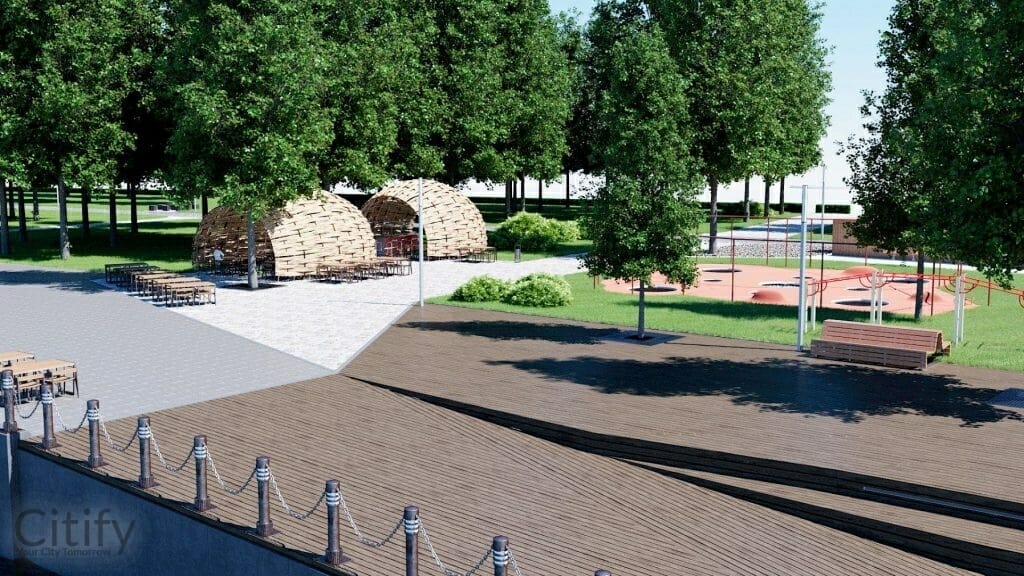 Danės krantinių rekonstrukcija (Danės g.) - Park - visualization