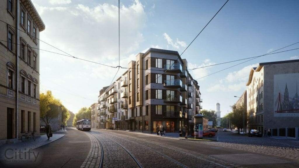 Elijas nami (Elijas iela 26, Latgales iela 31, 33, 35) - Multi apartment - visualization