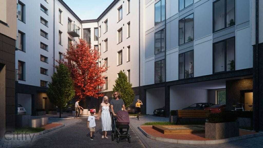 Elijas nami (Elijas iela 26, Latgales iela 31, 33, 35) - Multi apartment - visualization