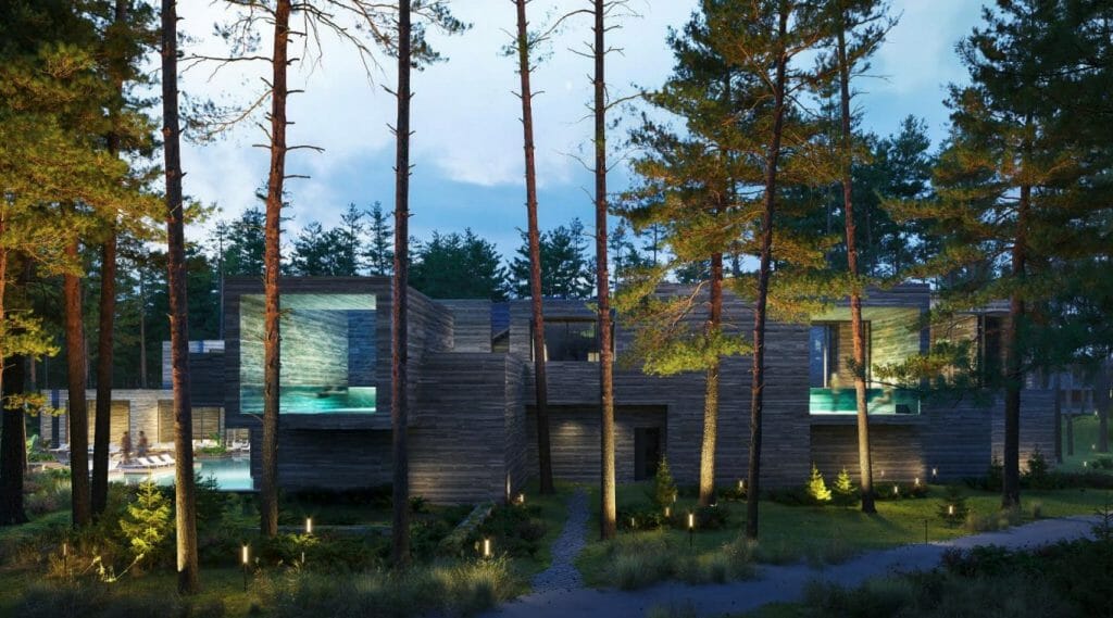 Kopų žuvėdra 3 etapas | Hilton Hotels & SPA | geoterminis SPA, restoranai, viešbutis (Girulių pl. 11) - Food services, Health center, Hotel, Multi apartment - visualization