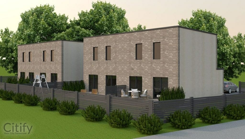 Kalnėnų oazė (Lyvių g. 14) - Row housing - visualization