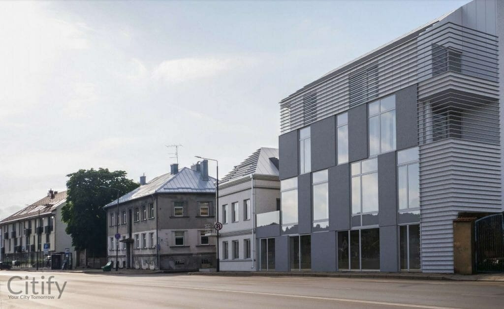 Ledainės namas (Karaliaus Mindaugo pr. 9) - Multi apartment - visualization