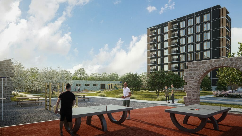 Paevälja hoovimajad (Lageloo 7, Paevälja pst 11) - Multi apartment - visualization