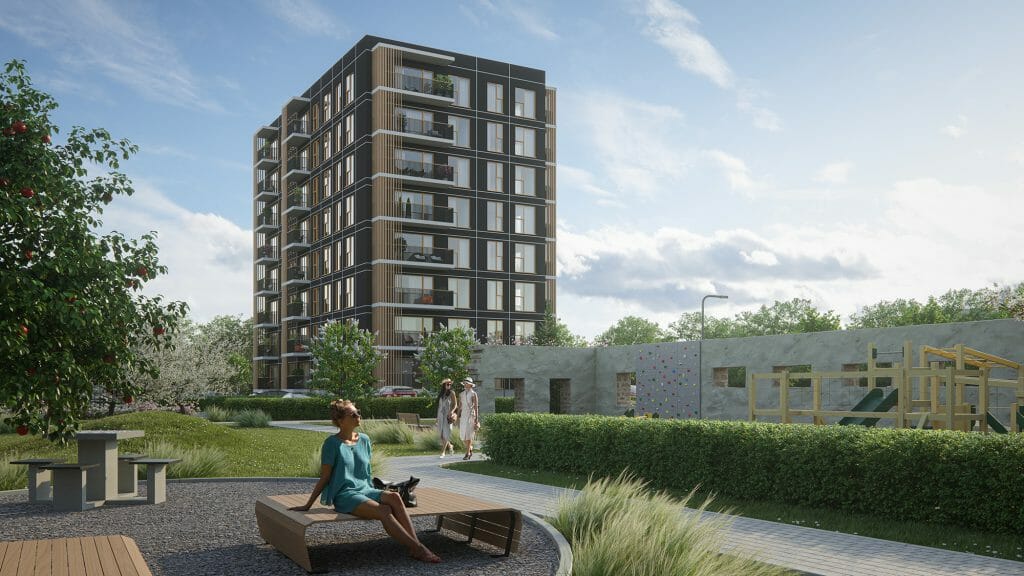 Paevälja hoovimajad (Lageloo 7, Paevälja pst 11) - Multi apartment - visualization