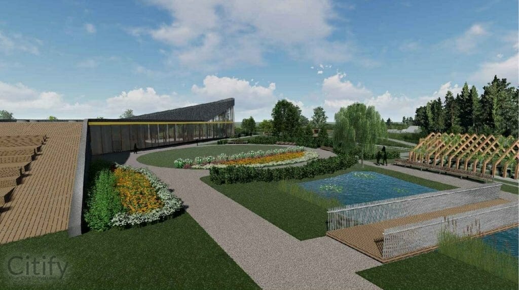 Lietuvos mokinių neformaliojo švietimo centro Pavilnyje oranžerija (Džiaugsmo g. 46) - Other institutional - visualization