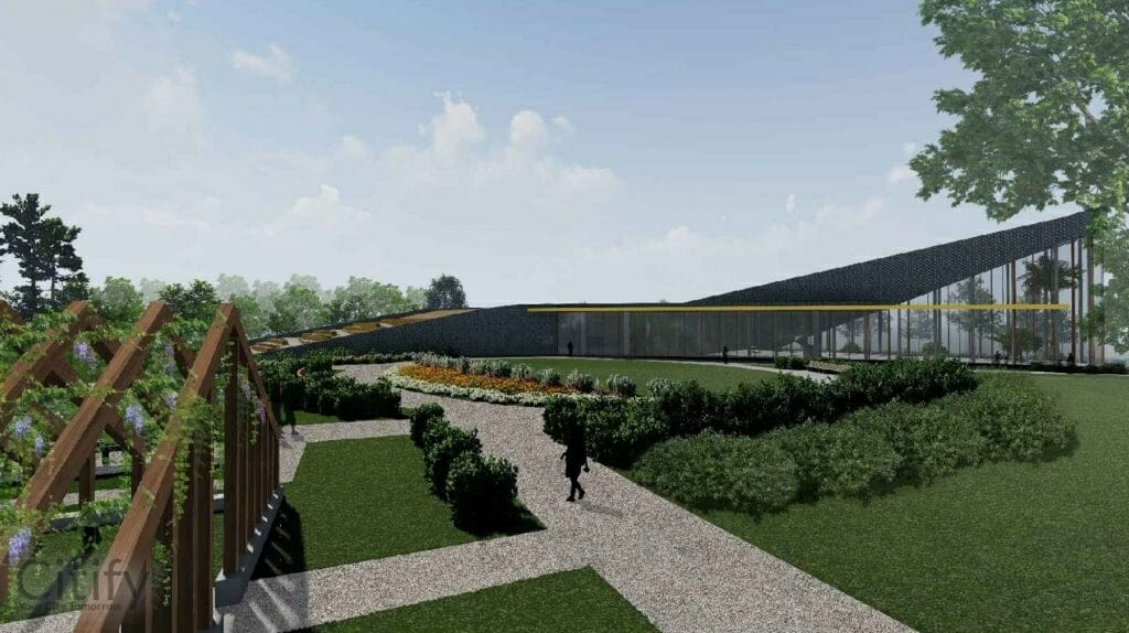 Lietuvos mokinių neformaliojo švietimo centro Pavilnyje oranžerija (Džiaugsmo g. 46) - Other institutional - visualization