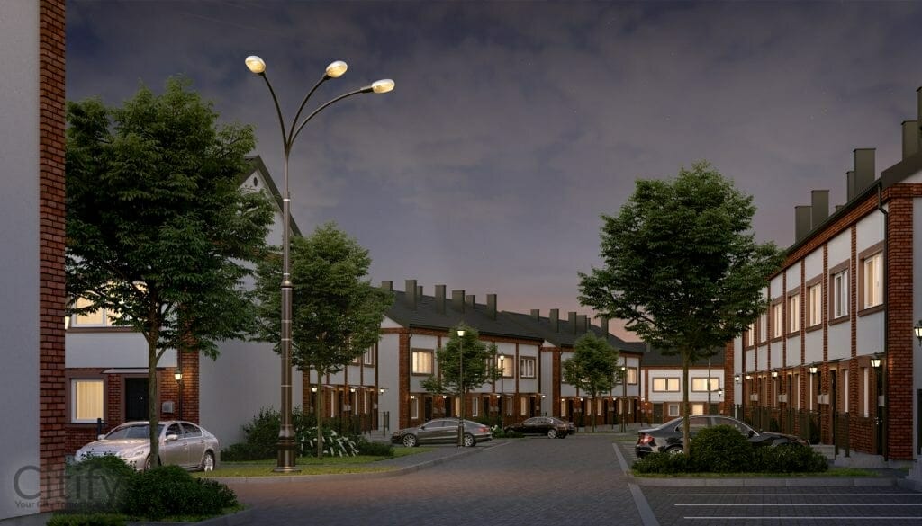 Naujoji Anglija 2.0 (Juodasis kel. 79N) - Row housing - visualization