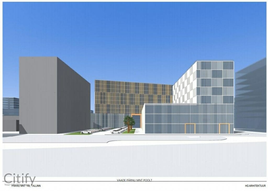 Pärnu mnt 148 (Pärnu mnt 148) - Office center - visualization