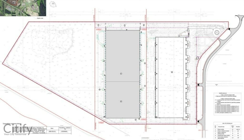 J55 logistikos centras 2 etapas (Jočionių g. 55) - Warehouse / Distribution center - visualization