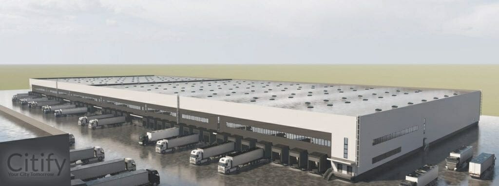 J55 logistikos centras 2 etapas (Jočionių g. 55) - Warehouse / Distribution center - visualization