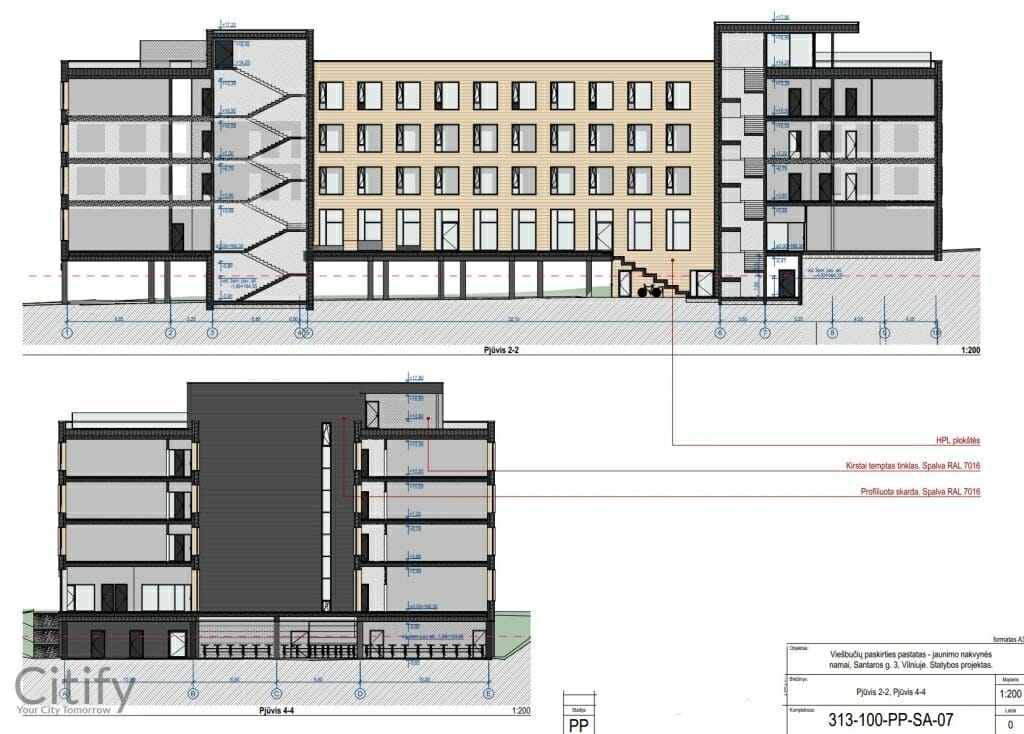 Shed Co-living (Santaros g. 3) - Co-living - visualization