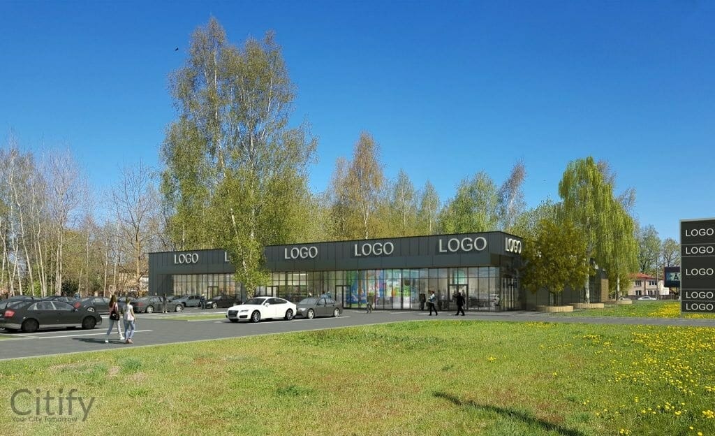 Lidl Valdeķu iela (Valdeķu iela 39) - Tirdzniecības centrs - vizualizācija