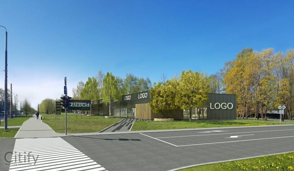 Lidl Valdeķu iela (Valdeķu iela 39) - Tirdzniecības centrs - vizualizācija