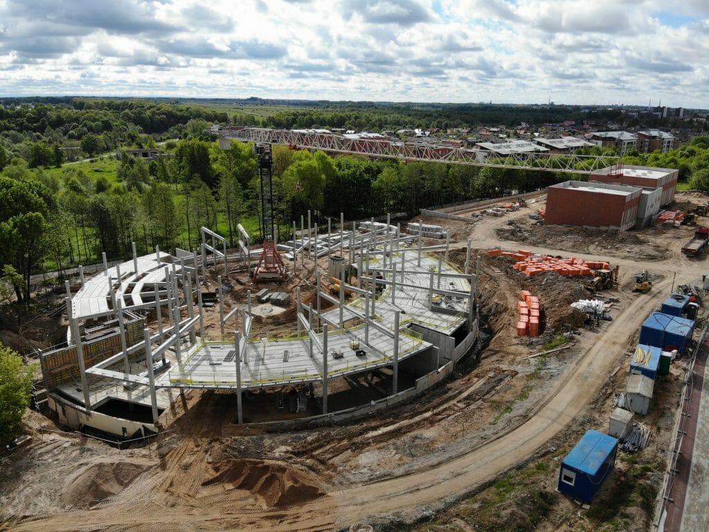 Senvagės mokykla (Senvagės g. 4, 6) - Zinātnes centrs - būvdarbu attēli