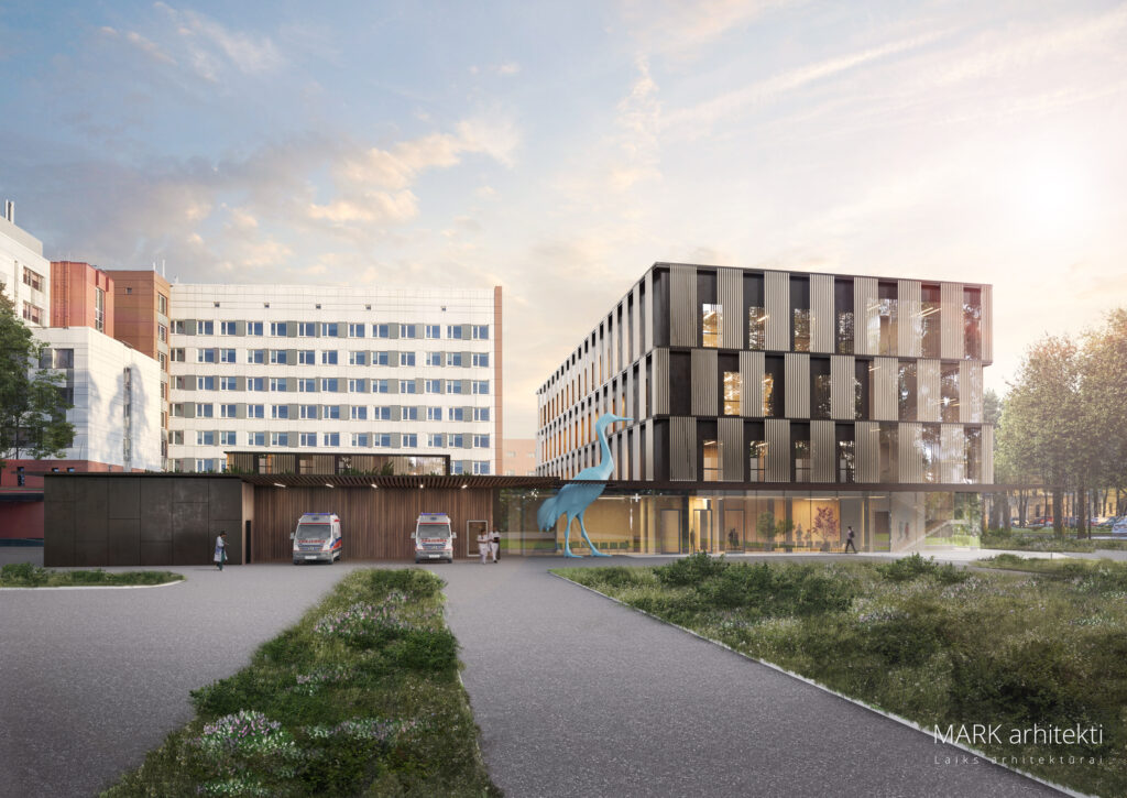 Bērnu klīniskās universitātes slimnīcas 21. korpusa pārbūve (Vienības gatve 45) - Hospital - visualization