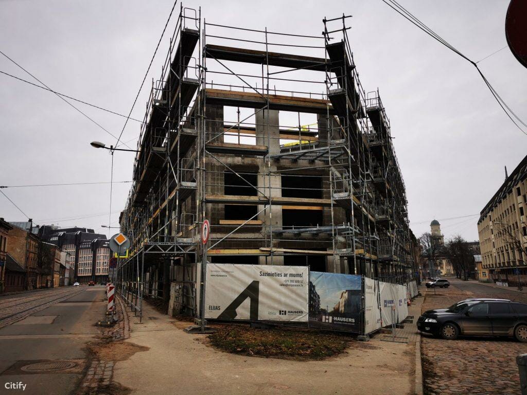 Elijas nami (Elijas iela 26, Latgales iela 31, 33, 35) - Multi apartment - construction photos