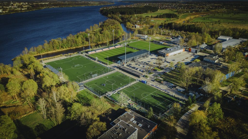 LNK Sporta parks (Lejupes iela 5) - Sporta laukums vai korti - būvdarbu attēli