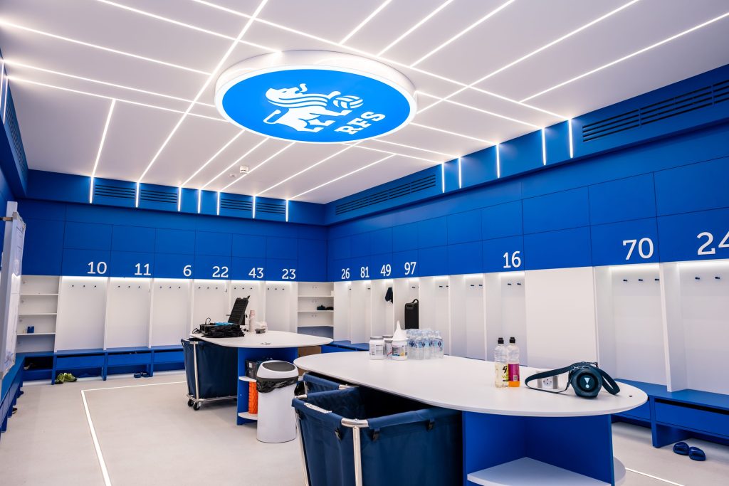 LNK Sporta parks (Lejupes iela 5) - Sporta laukums vai korti - būvdarbu attēli