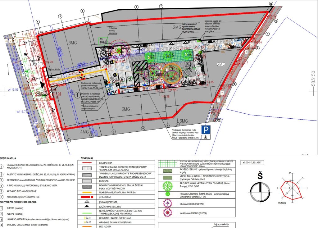 Didžioji g. 36 (Abramavičių rūmai) (Didžioji g. 36) - Food services, Office center - visualization