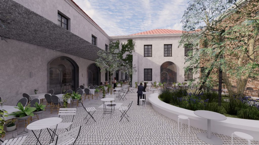 Didžioji g. 36 (Abramavičių rūmai) (Didžioji g. 36) - Food services, Office center - visualization