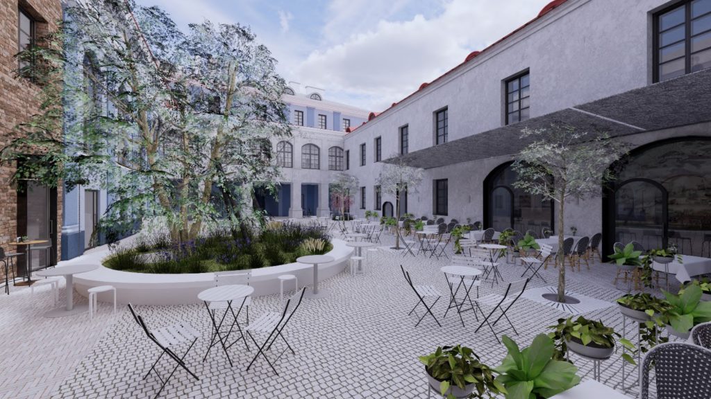 Didžioji g. 36 (Abramavičių rūmai) (Didžioji g. 36) - Food services, Office center - visualization