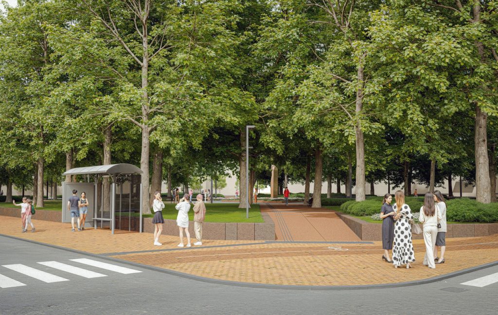 K. Donelaičio aikštės rekonstrukcija (K. Donelaičio a.) - Park - visualization