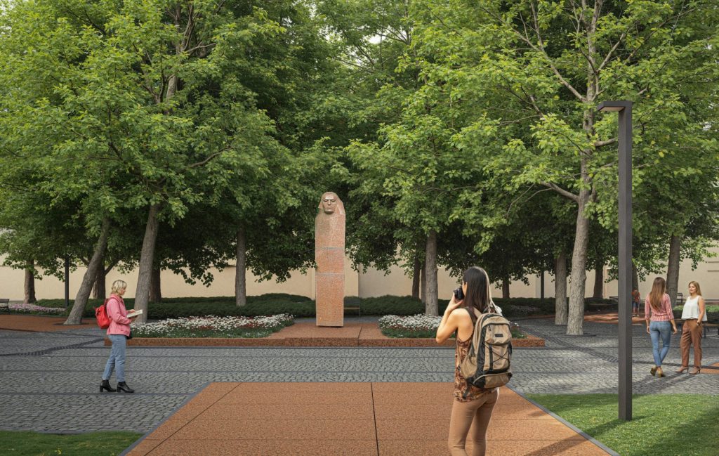 K. Donelaičio aikštės rekonstrukcija (K. Donelaičio a.) - Park - visualization