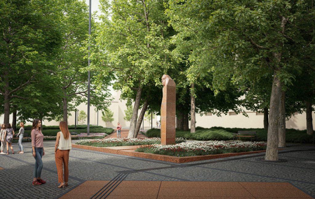 K. Donelaičio aikštės rekonstrukcija (K. Donelaičio a.) - Park - visualization