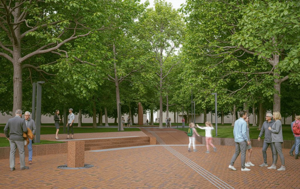 K. Donelaičio aikštės rekonstrukcija (K. Donelaičio a.) - Park - visualization