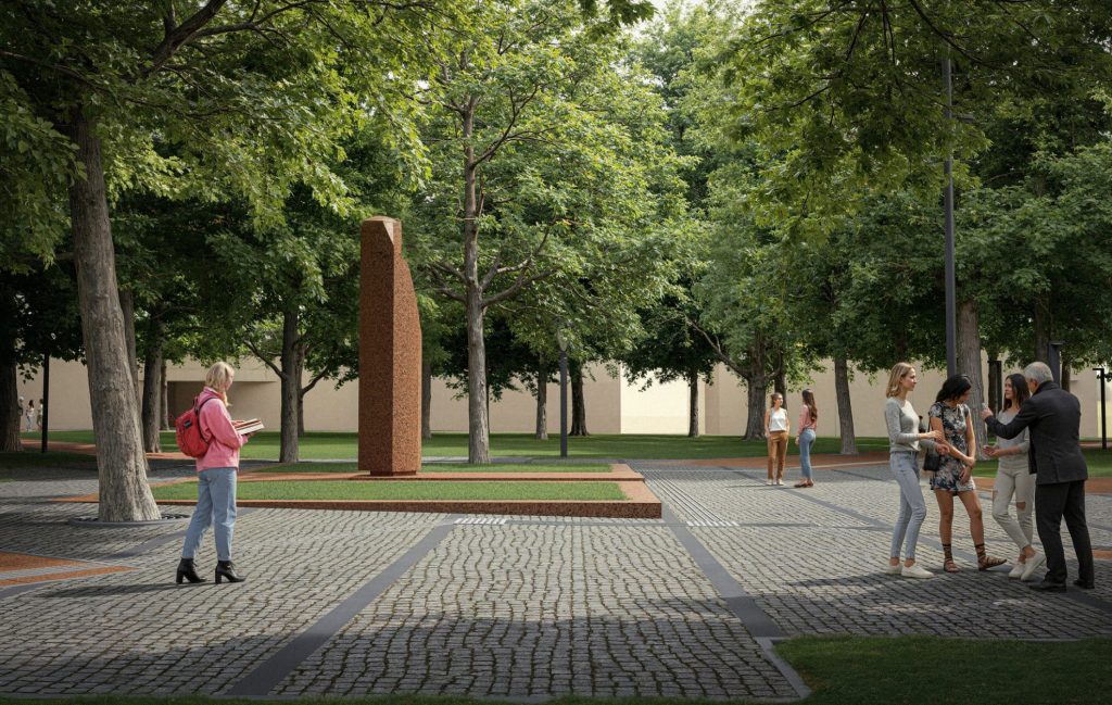 K. Donelaičio aikštės rekonstrukcija (K. Donelaičio a.) - Park - visualization