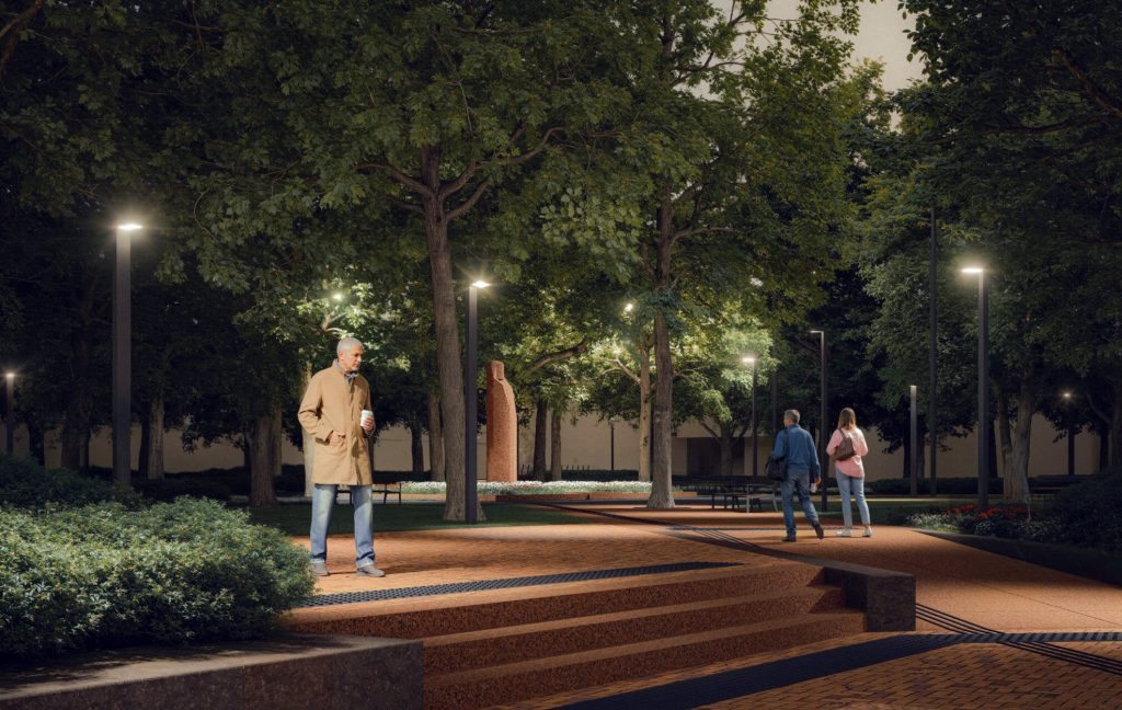 K. Donelaičio aikštės rekonstrukcija (K. Donelaičio a.) - Park - visualization